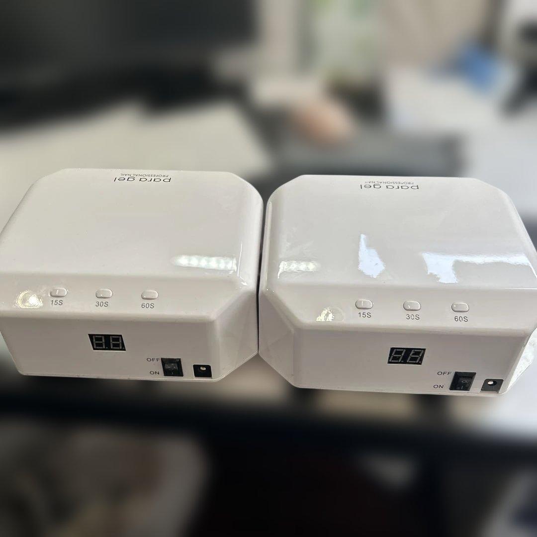 para gel UV/LEDネイルライト　2台セット