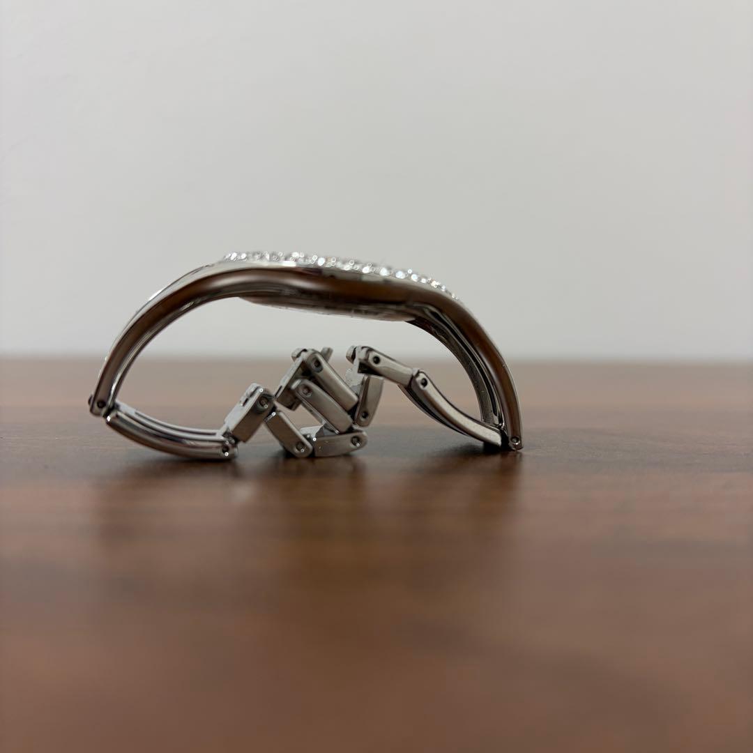 【SWAROVSKI】 腕時計 シルバー 30mm クリスタル スイス製
