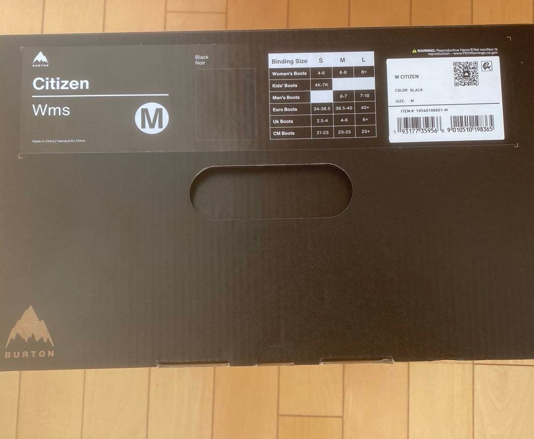 BURTON ビンディング citizen woman Mサイズ