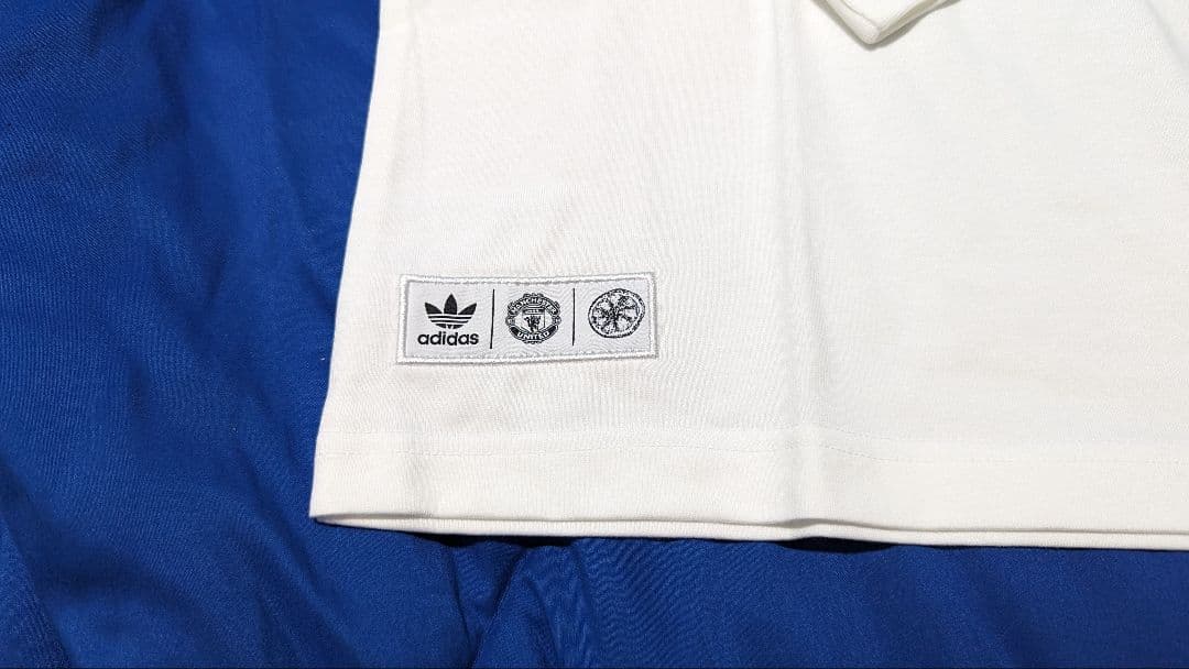 海外限定 adidas マンチェスターユナイテッド×ストーンローゼス長袖Tシャツ