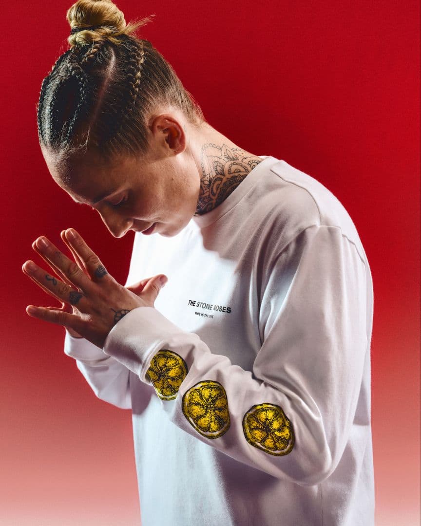 海外限定 adidas マンチェスターユナイテッド×ストーンローゼス長袖Tシャツ