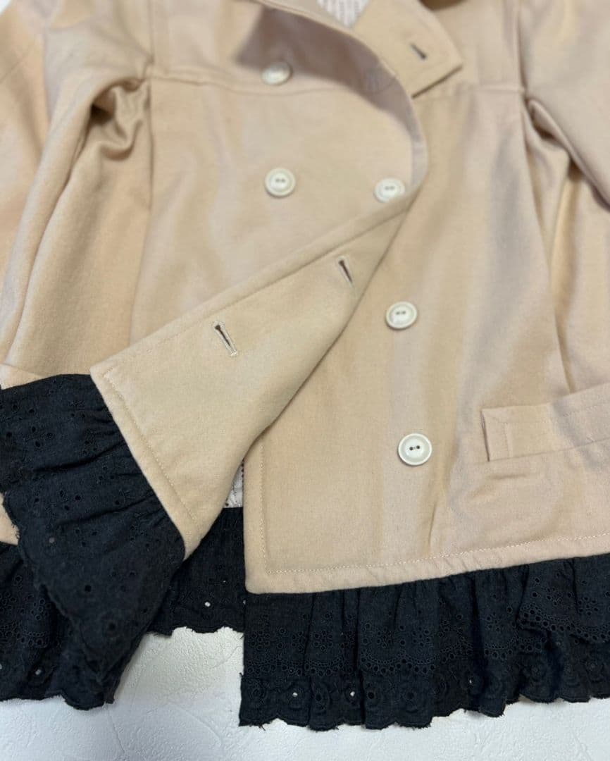 ★希少★マークバイマークジェイコブス フリル ピーコート ジャケット ダブル