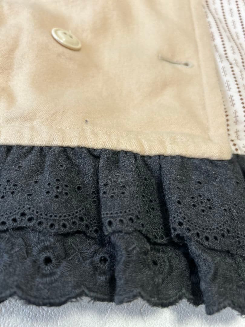 ★希少★マークバイマークジェイコブス フリル ピーコート ジャケット ダブル