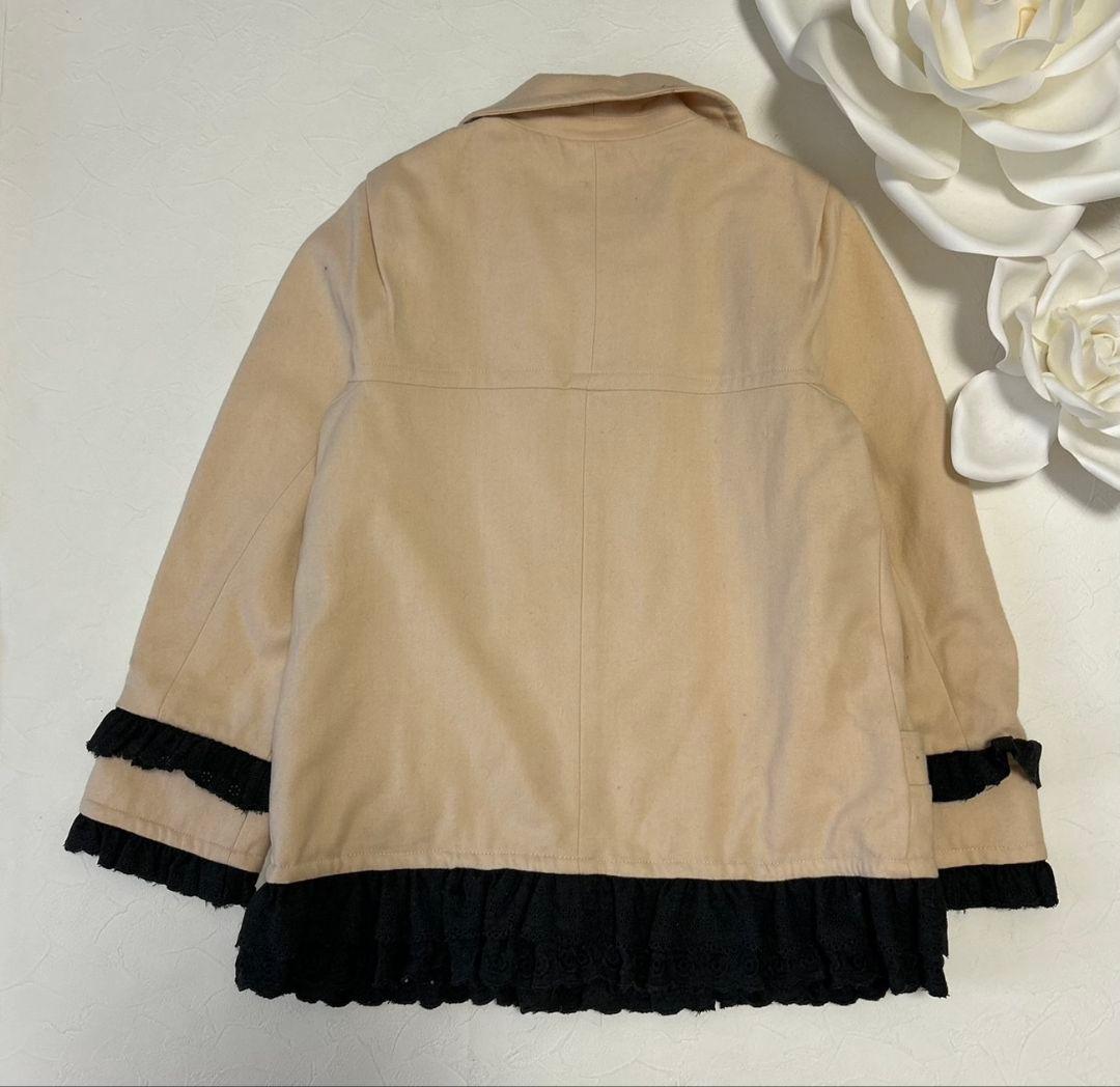 ★希少★マークバイマークジェイコブス フリル ピーコート ジャケット ダブル