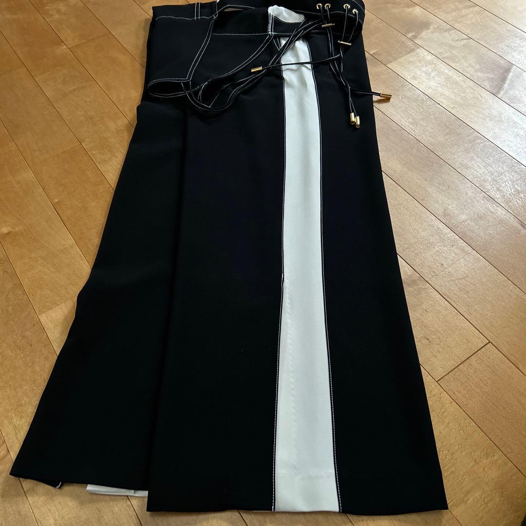 グレースコンチネンタル　配色サロペット