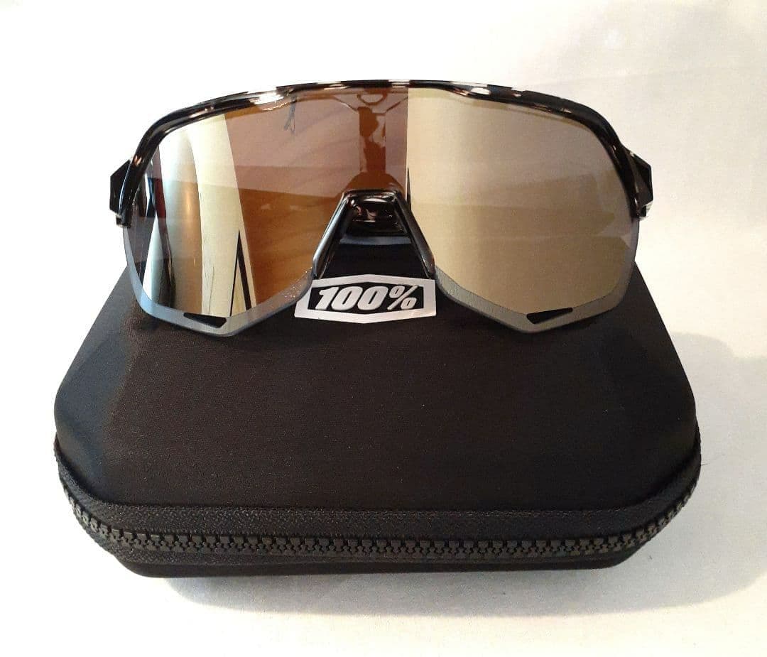 最新モデル 100% S2 グロスブラック ハバナ ワンハンドレッド サングラス