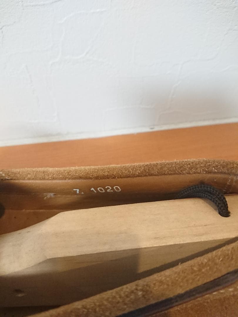 ブラウン スエード モカシン シューズ