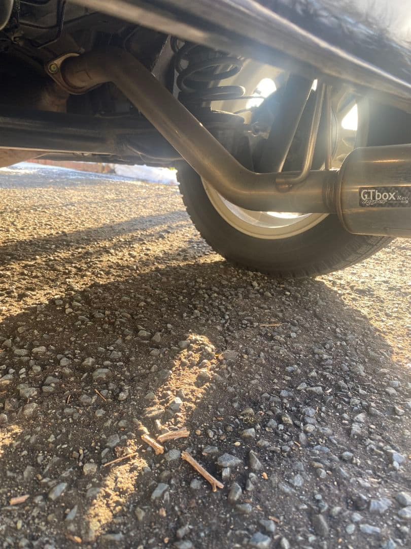 ダイハツ　タントカスタム L350S 柿本改マフラー　二駆用