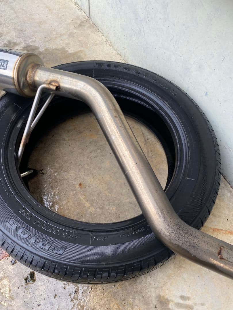 ダイハツ　タントカスタム L350S 柿本改マフラー　二駆用