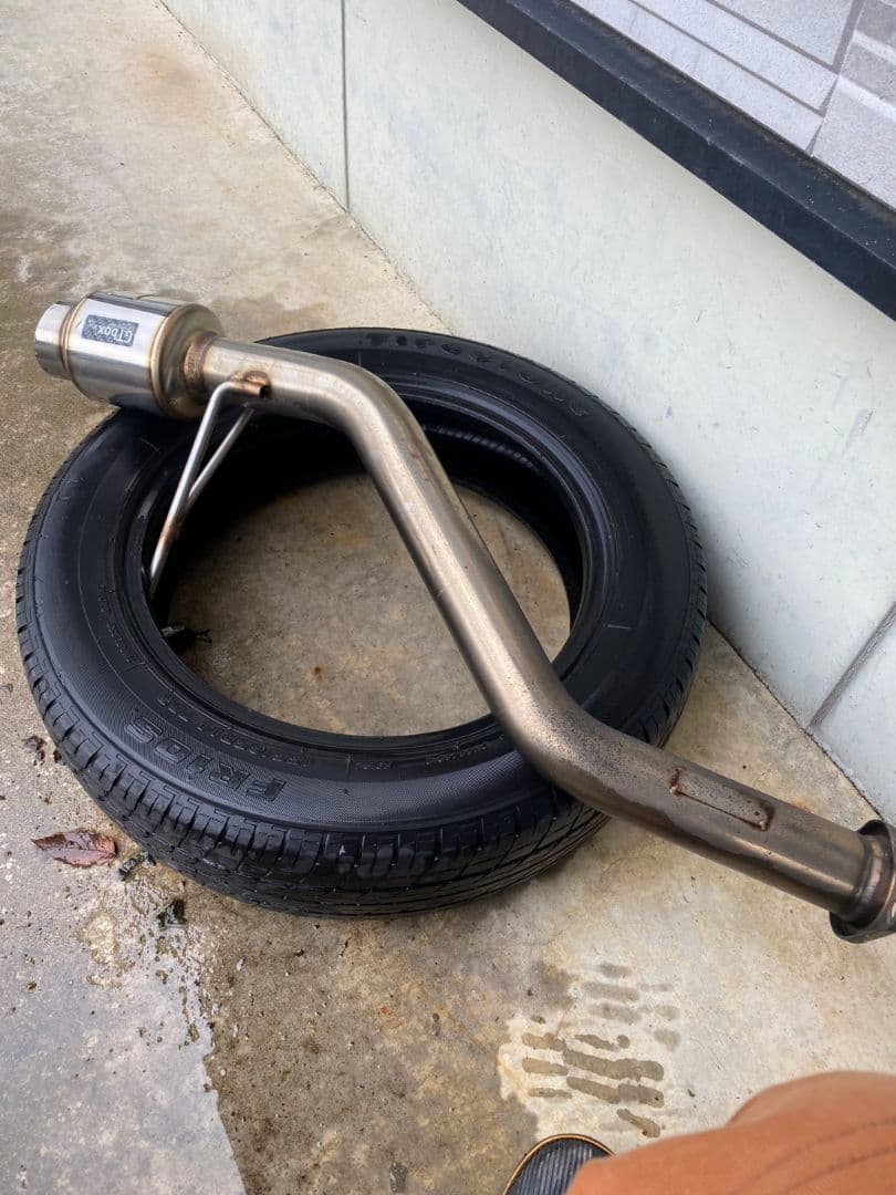 ダイハツ　タントカスタム L350S 柿本改マフラー　二駆用