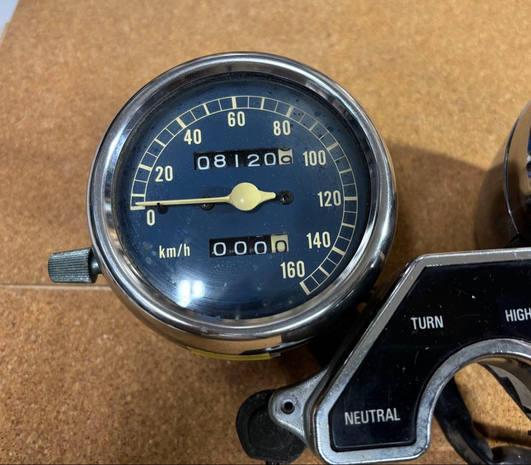 YAMAHA ヤマハ　4DN SRV250 メーター