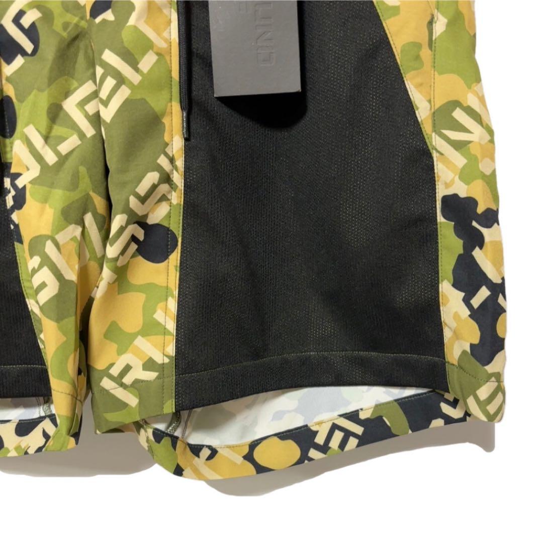 新品 ラッセルノ ゴルフ メッシュ ポケット ショーツ カーキ カモ XL 6