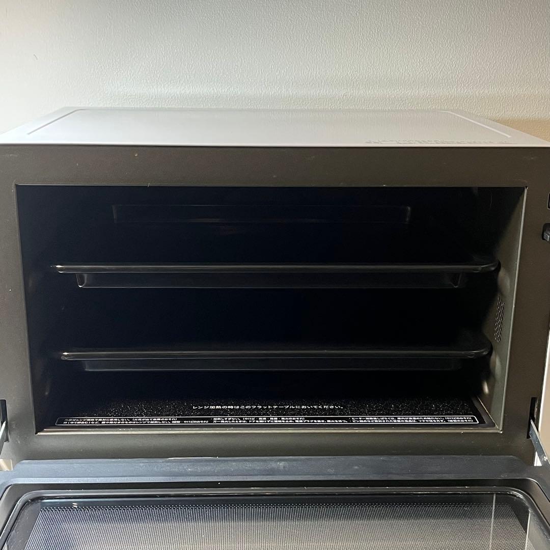 SHARP オーブンレンジ RE-SS10X-W ホワイト／傾きあり