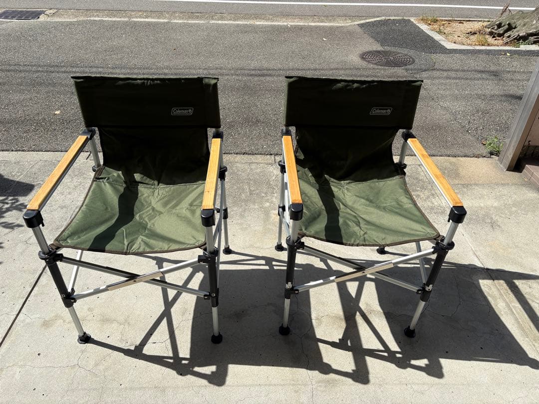 コールマン　ツーウェイキャプテンチェア　グリーン　2脚セット