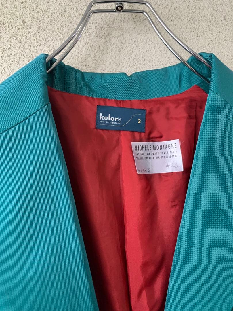 kolor ドッキングジャケット　コート　ニット　aw ss