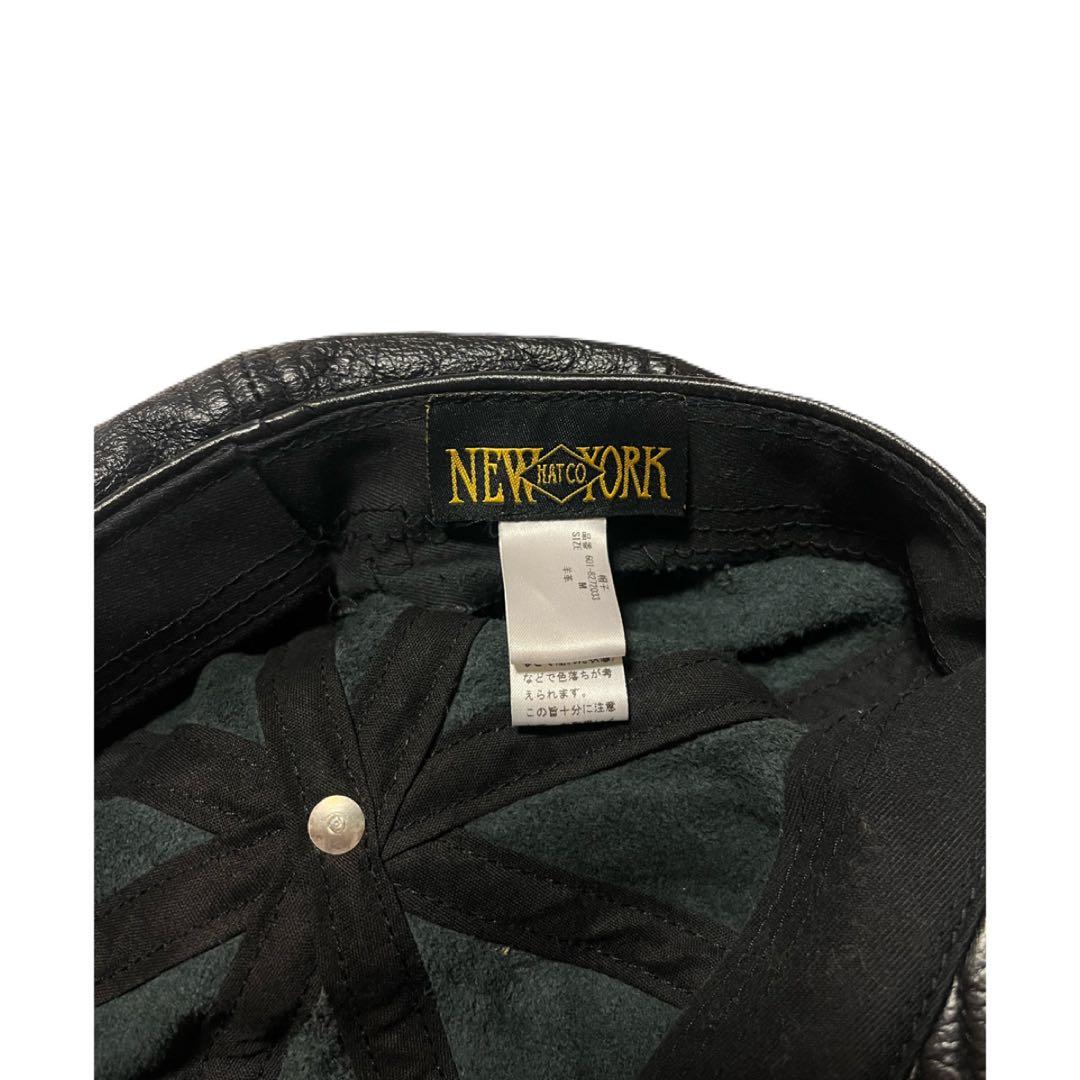 帽子 new york hat real leather casquette