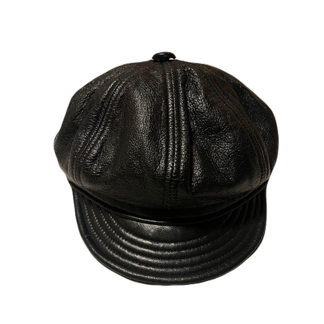 帽子 new york hat real leather casquette