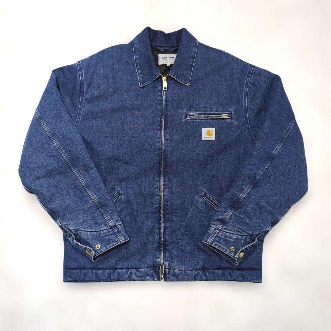 極美品 carhartt WIP OG デトロイト ジャケット デニム L