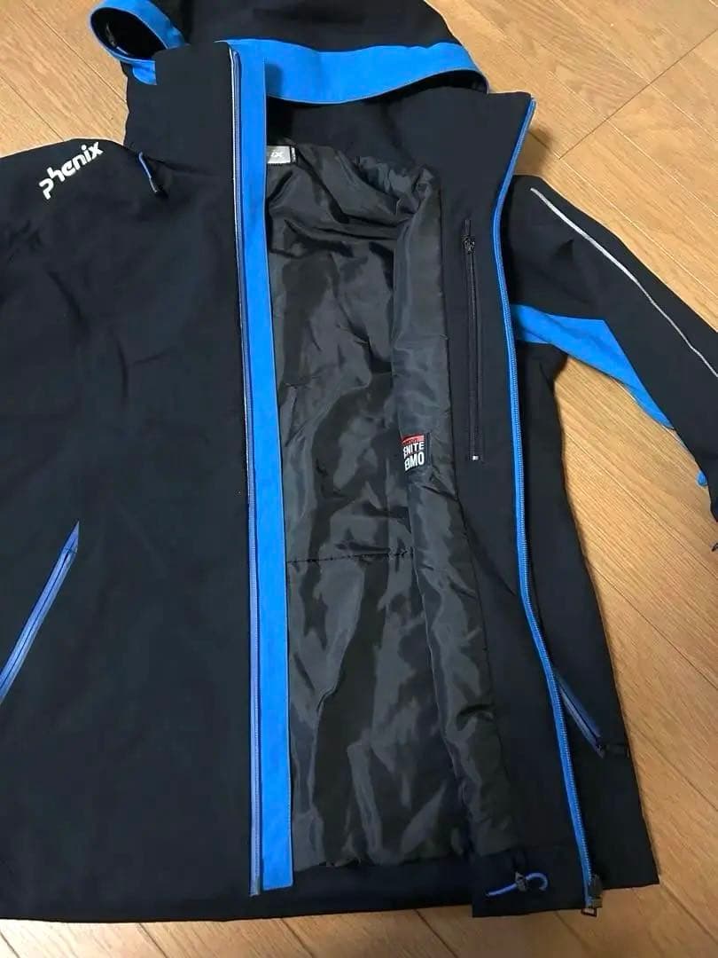 未使用 Phenix フェニックス スキーウェア ジャケット 黒/青 メンズM