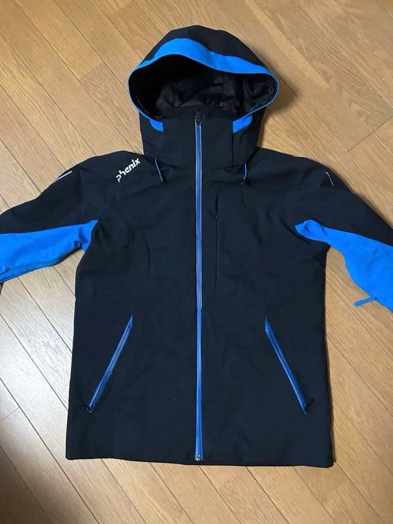 未使用 Phenix フェニックス スキーウェア ジャケット 黒/青 メンズM