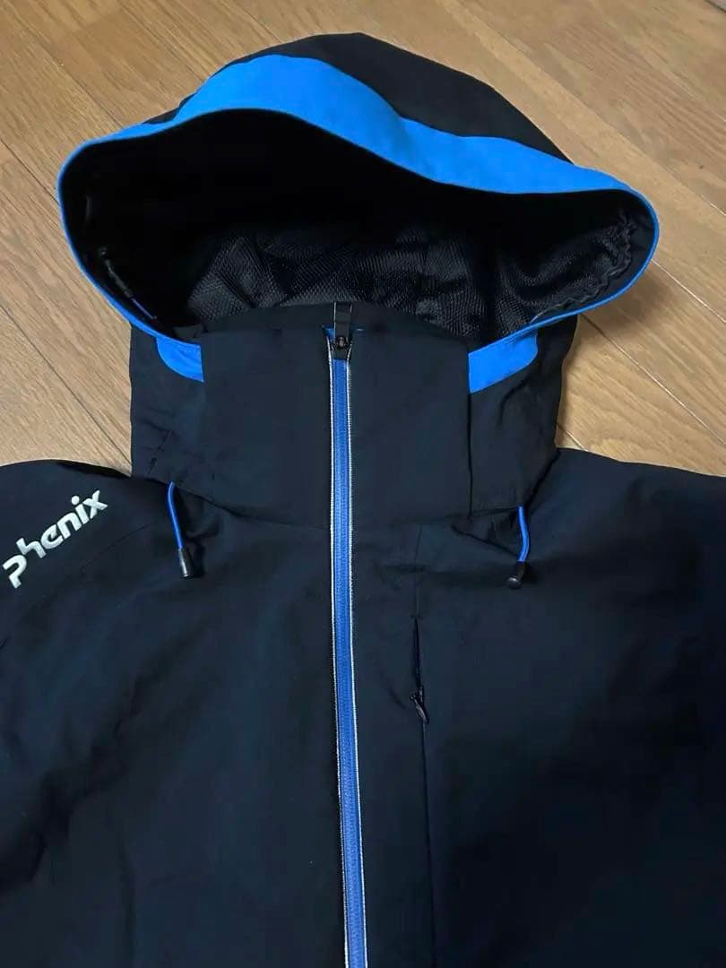 未使用 Phenix フェニックス スキーウェア ジャケット 黒/青 メンズM
