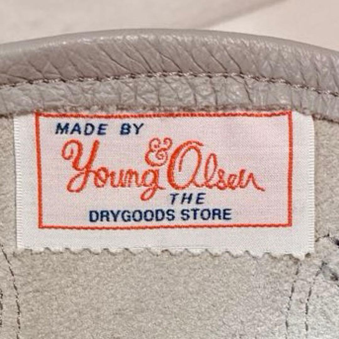 【極美品】YOUNG&OLSEN プチレザートート　2way ベージュ