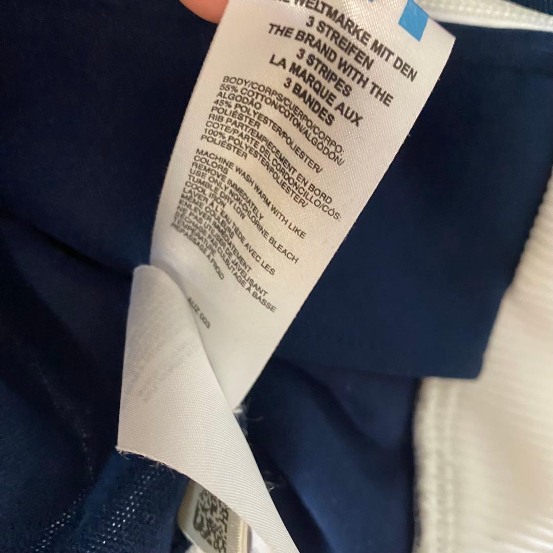 アディダス　超オーバーサイズ　ベッケンバウアートラックジャケット　リブ襟タイプ