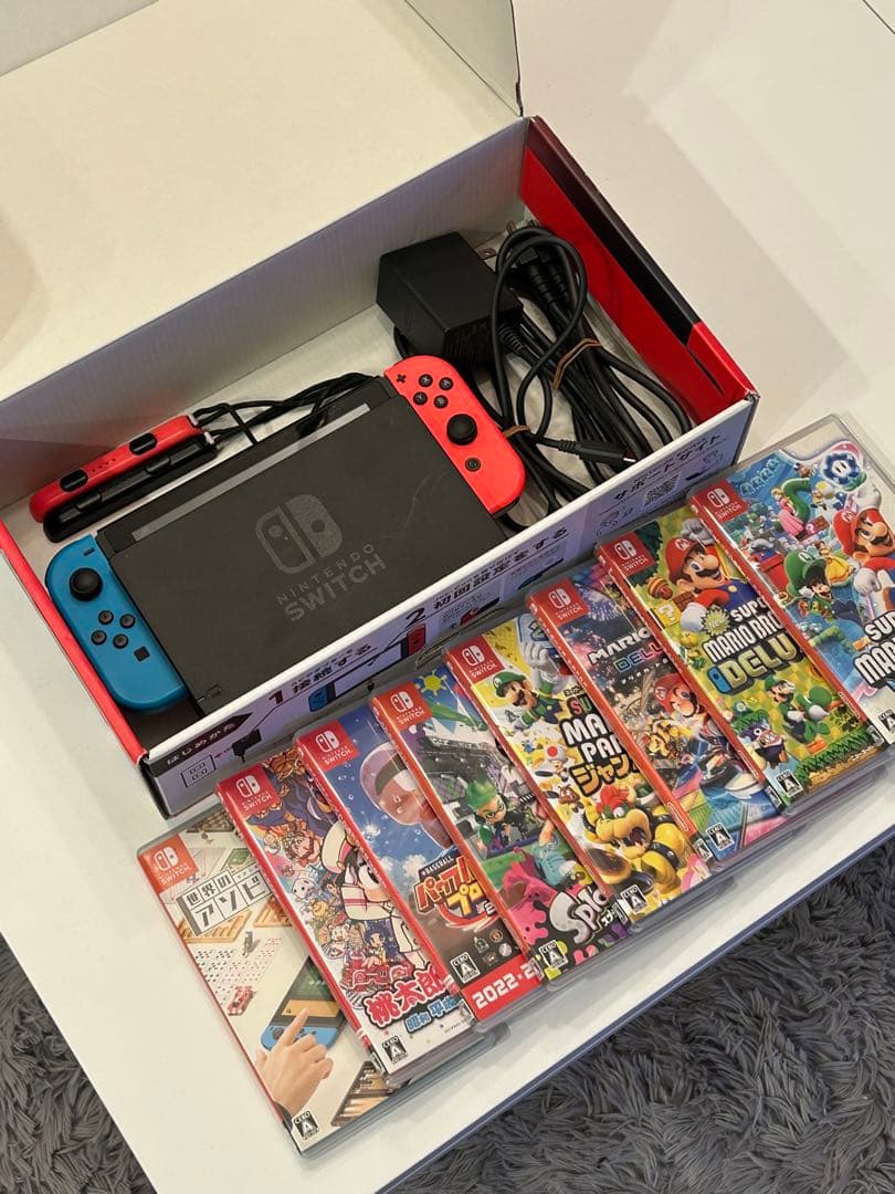 【購入者確定】Nintendo Switch 本体&ゲームソフト7セット