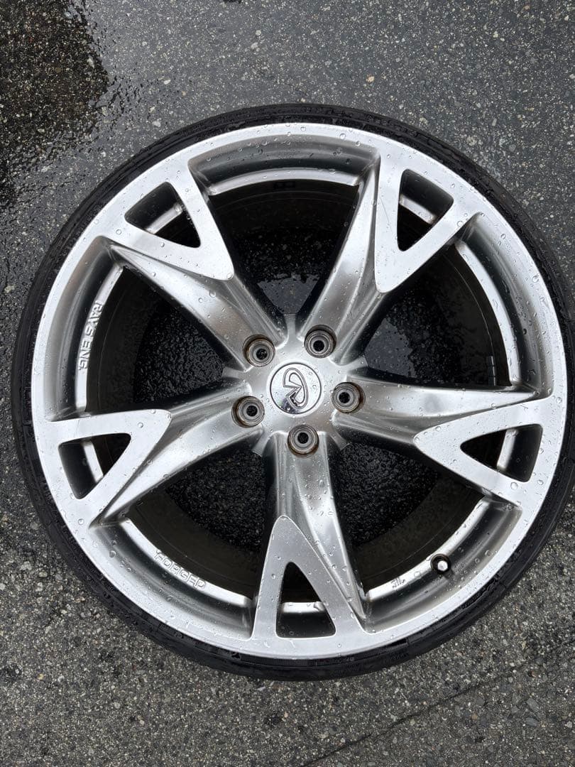 【本日で終了】z34純正ホイール リア4本