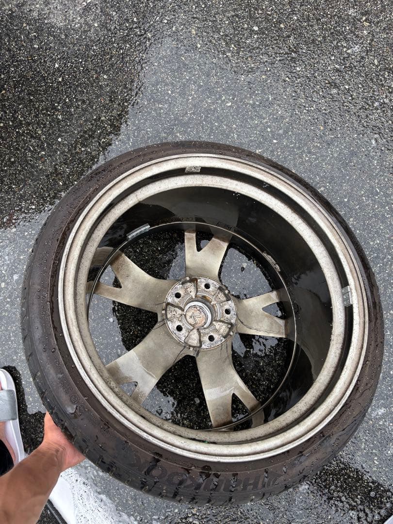 【本日で終了】z34純正ホイール リア4本