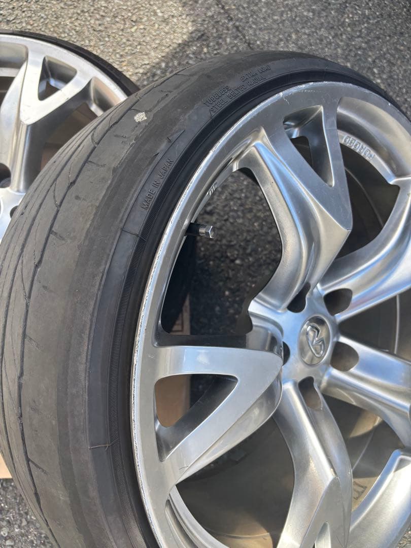 【本日で終了】z34純正ホイール リア4本