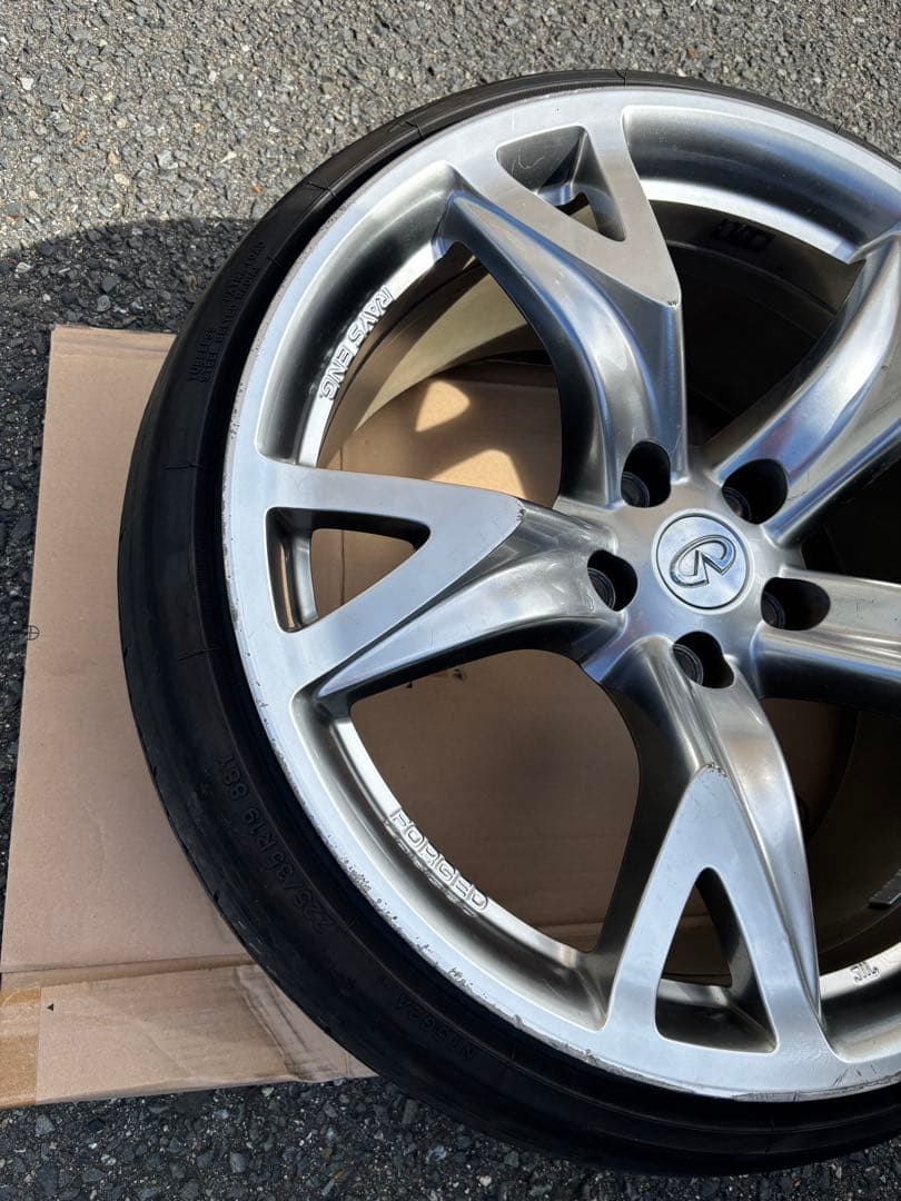 【本日で終了】z34純正ホイール リア4本