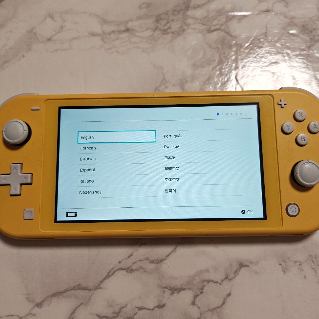 Nintendo Switch Lite イエロー　ジャンク2