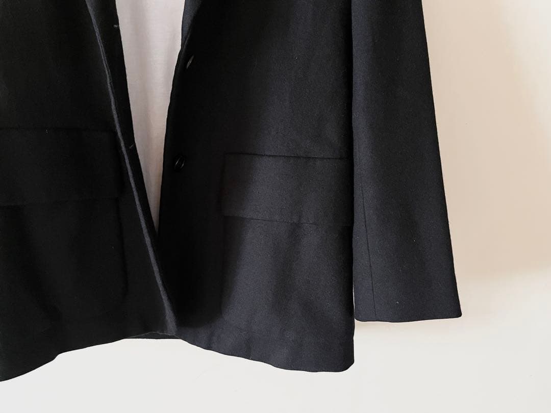 マーガレットハウエル×フォックスブラザーズ フランネルジャケット6.4万 黒