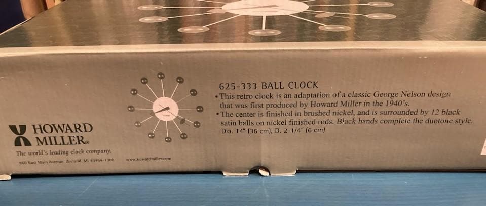 Howard Miller Ball Clock ジョージ・ネルソン
