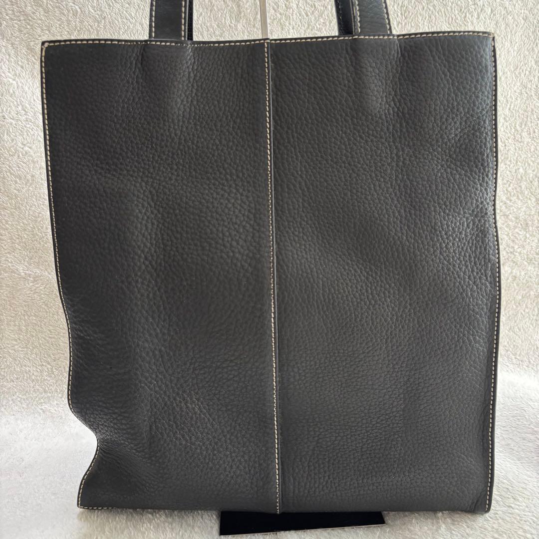 ✨美品✨ BURBERRY バーバリー レザー トートバッグ ブラック 黒 本革