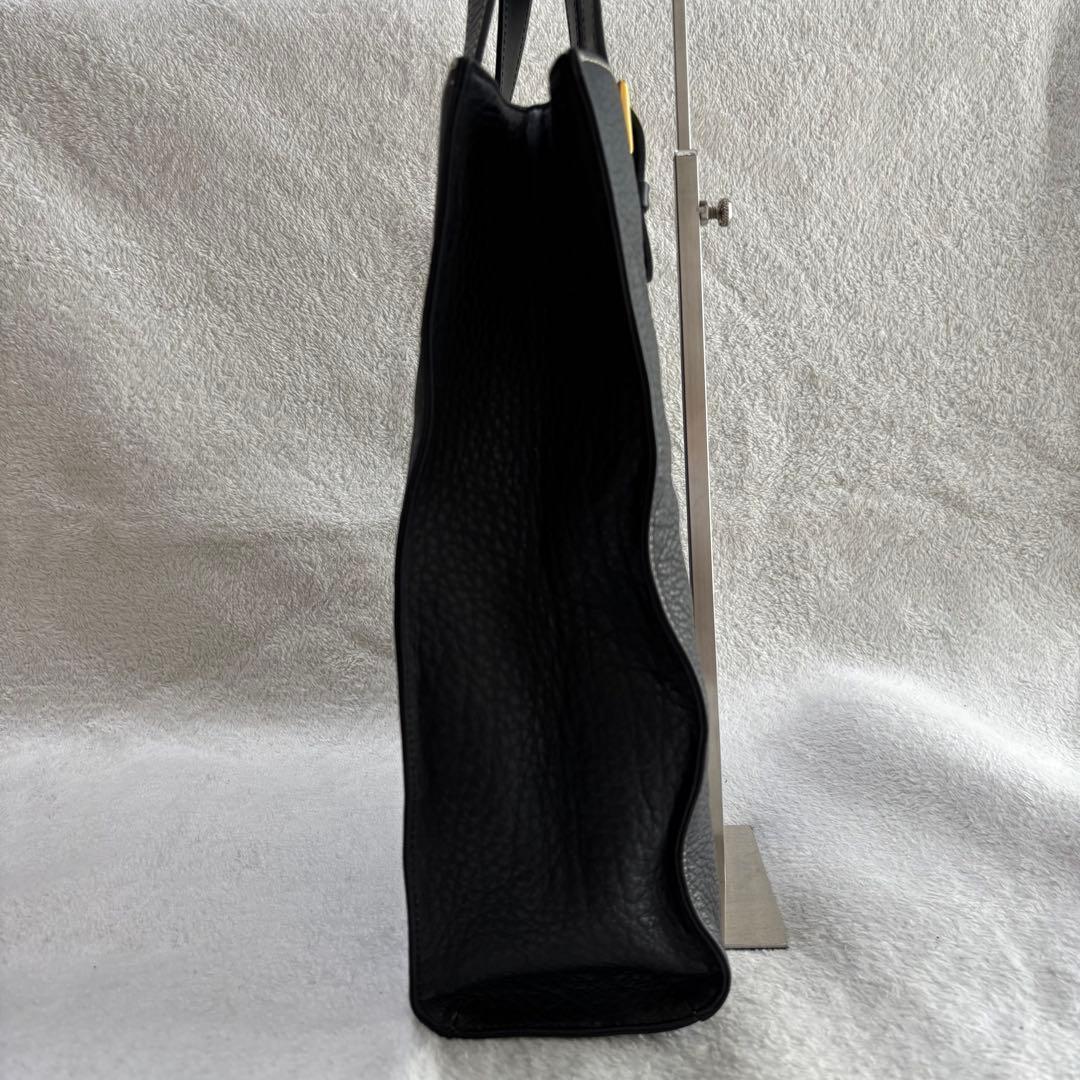 ✨美品✨ BURBERRY バーバリー レザー トートバッグ ブラック 黒 本革