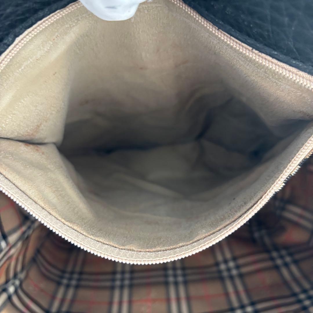 ✨美品✨ BURBERRY バーバリー レザー トートバッグ ブラック 黒 本革