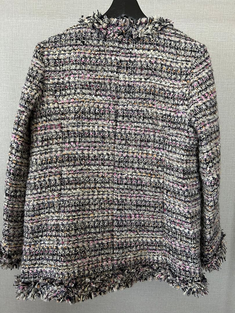 Liala x PG ノーカラー ツイードジャケット