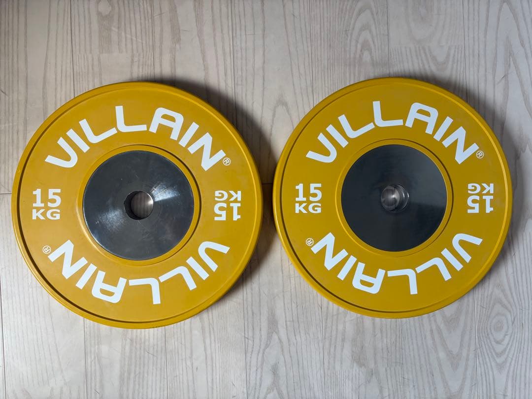 【引取限定】VILLAIN コンペティションバンパープレート 210kgセット