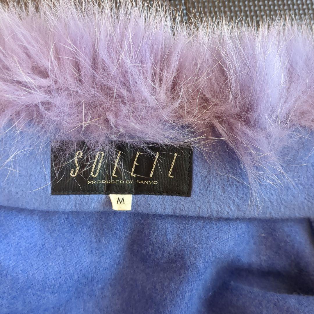 SOLEIL 紫色 ポンチョ Mサイズ