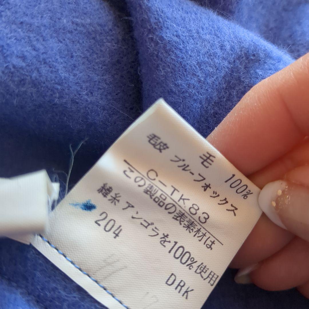 SOLEIL 紫色 ポンチョ Mサイズ