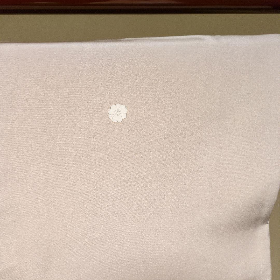 千總謹製！色留袖 ベージュ 花柄