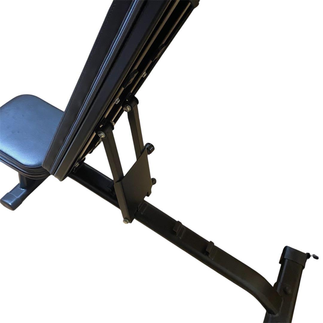 【セット】LE-B80 ブラックトレーニングベンチ　ダンベル