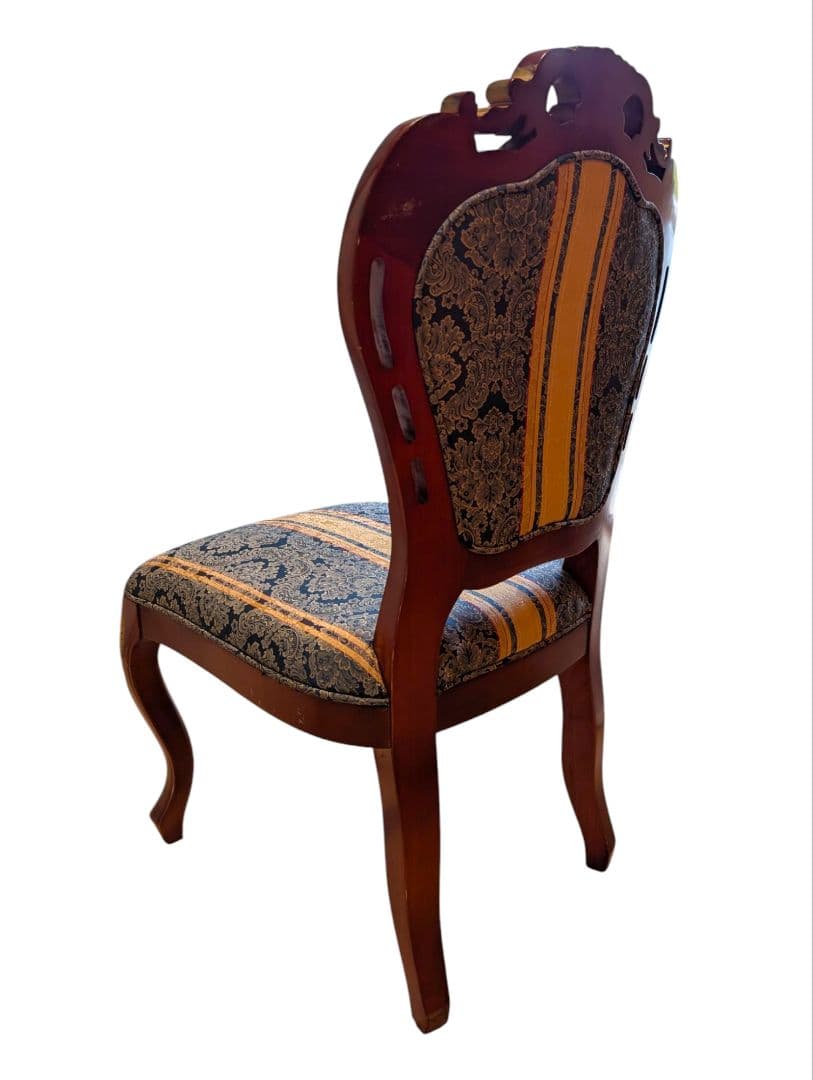 猫脚 ダイニングチェア アンティーク ヨーロッパ風 2脚セット①