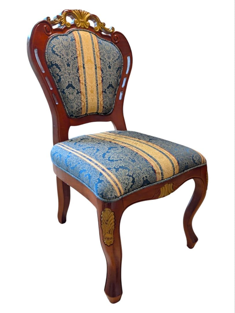 猫脚 ダイニングチェア アンティーク ヨーロッパ風 2脚セット①