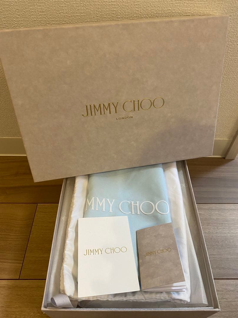 【値下げしました】JIMMY CHOO Romy100 Platinum Ice