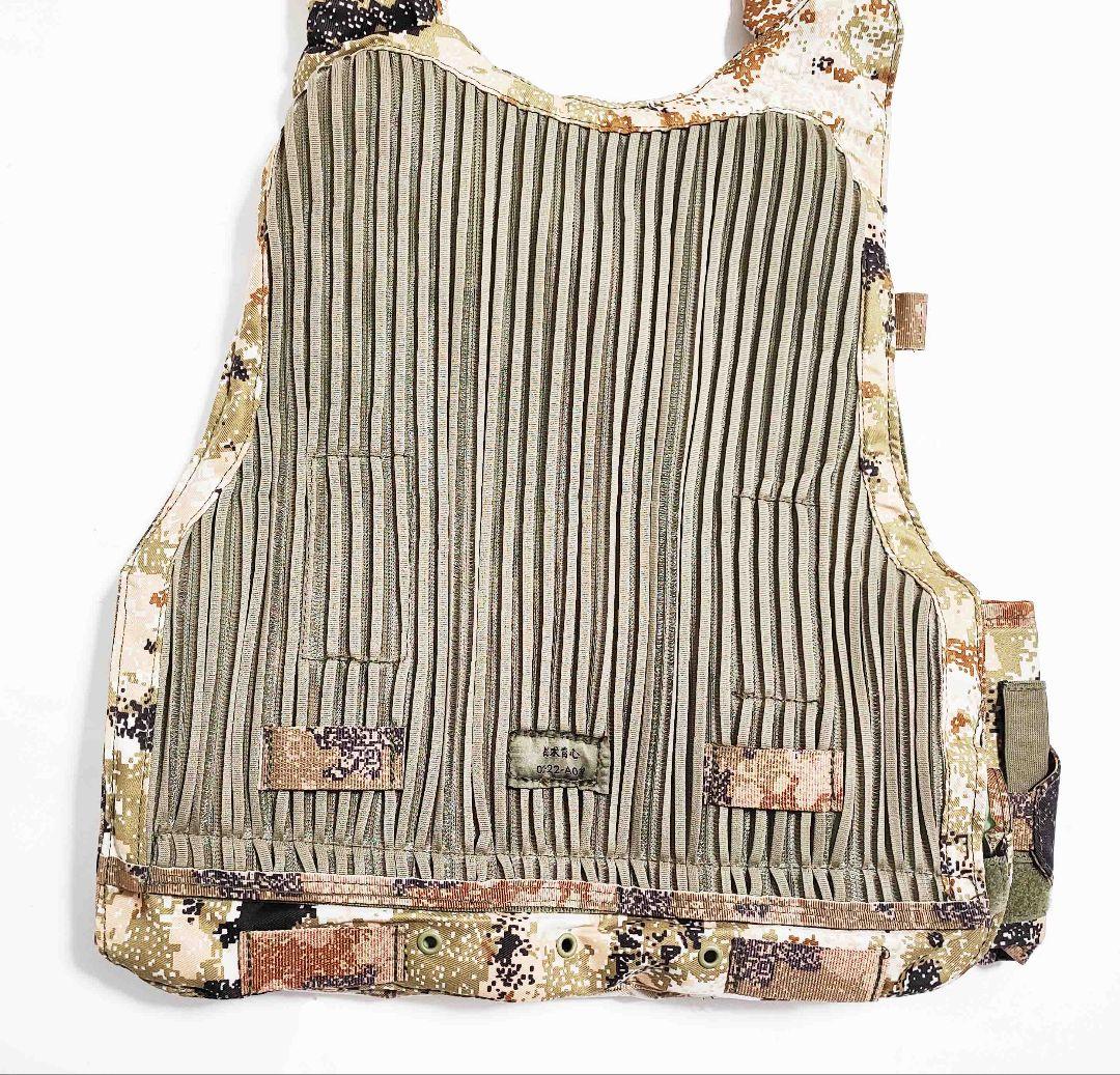 中国軍 中国人民解放軍 21式 星空荒漠迷彩 プレートキャリア 実物生地使用