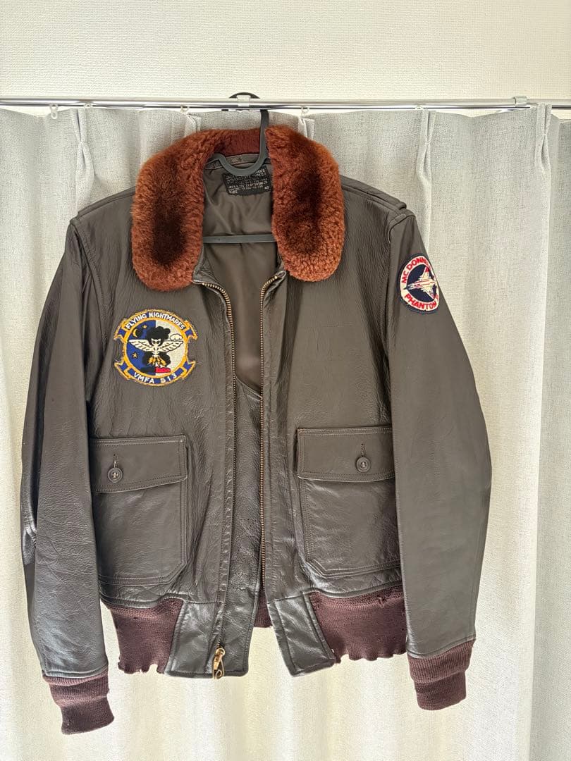 米海軍 官給品 US NAVY G-1実物 MIL-J-7823C 60s 40