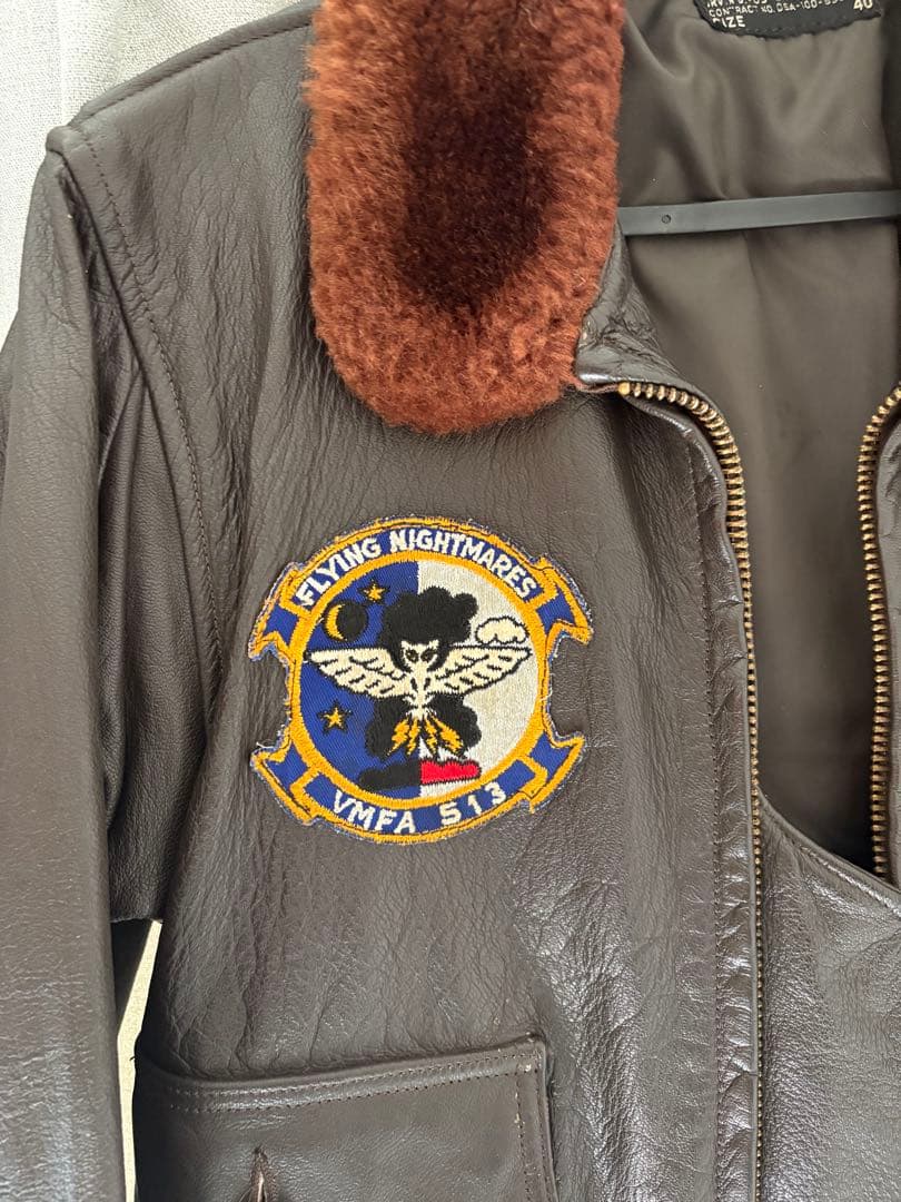 米海軍 官給品 US NAVY G-1実物 MIL-J-7823C 60s 40